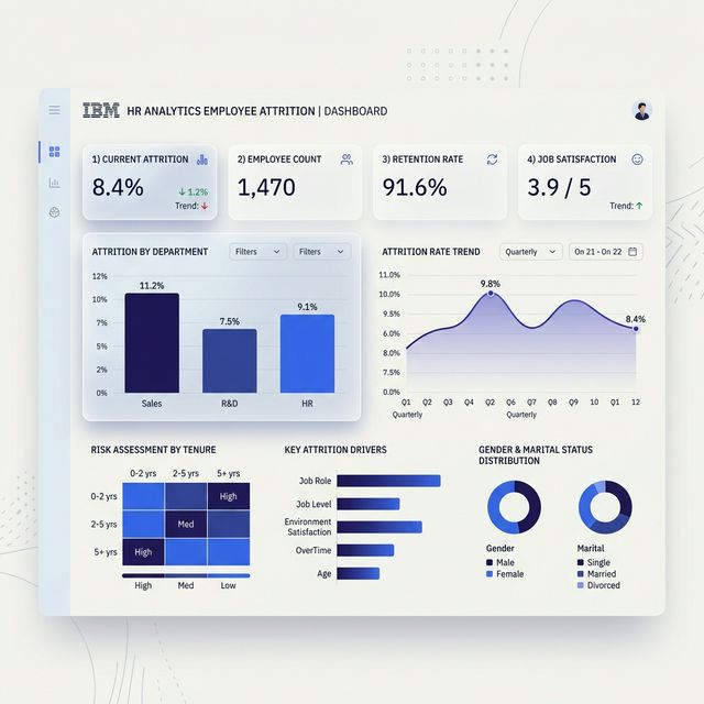 IBM HR Analytics — Employee Attrition Intelligence Dashboard